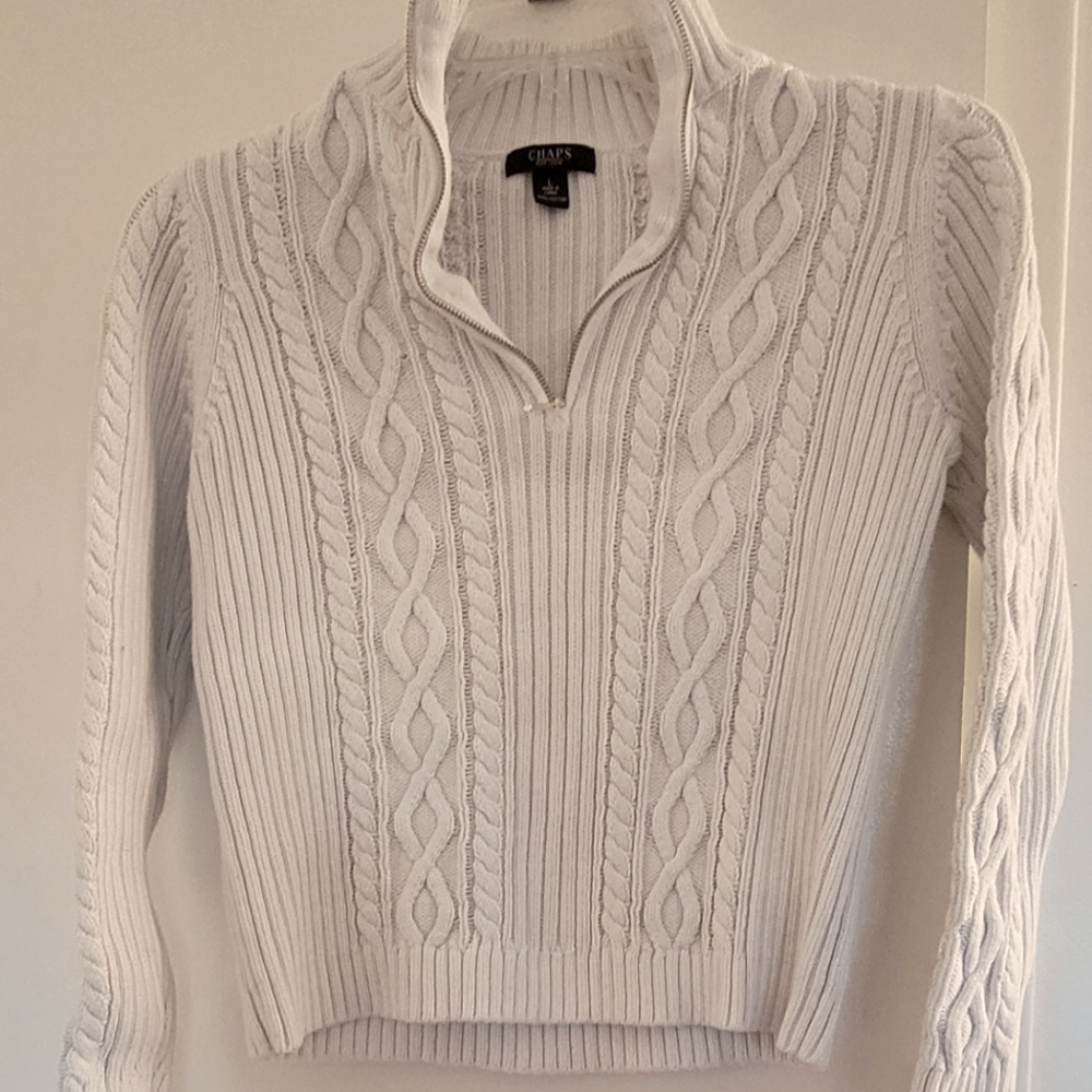 Chaps Sz L Long Sleeve Sweater